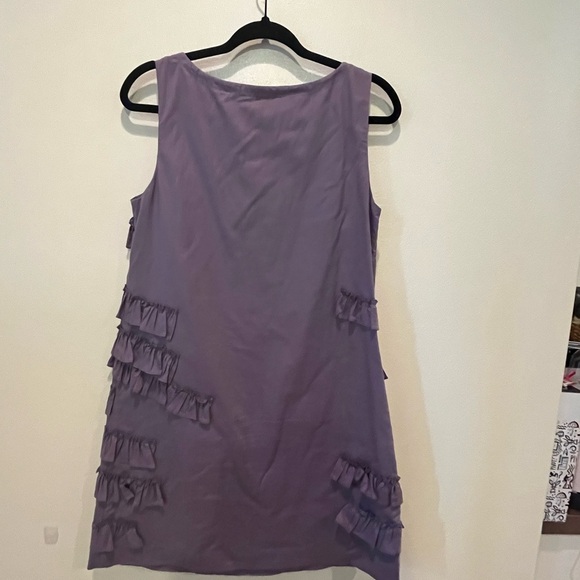 J. Crew Lavender Ruffle Sleeveless Dress - Picture 2 of 3